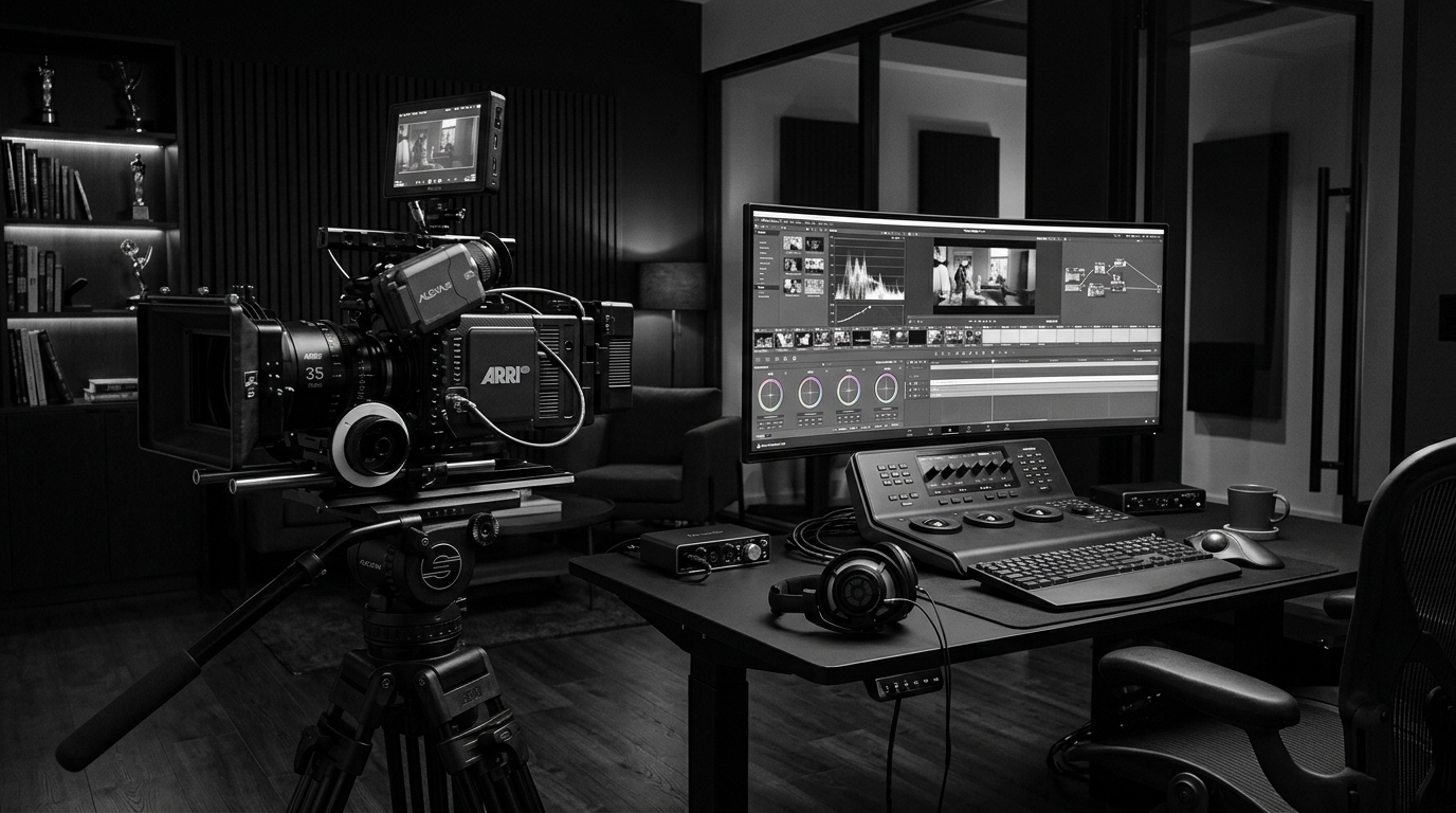 Savia video editing studio and production workspace